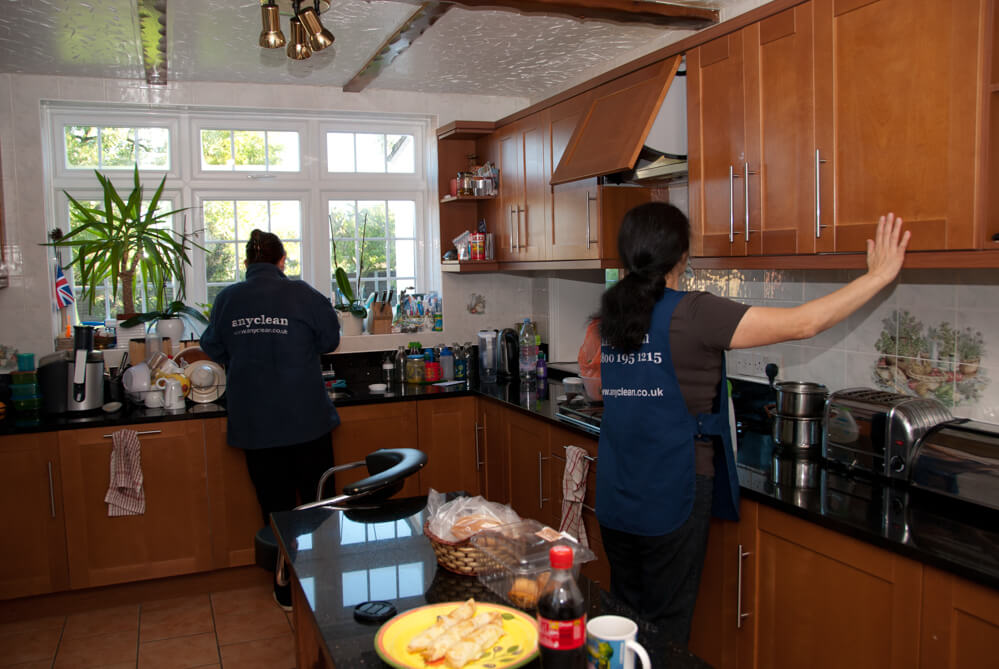 Anyclean domestic cleaning in a London home