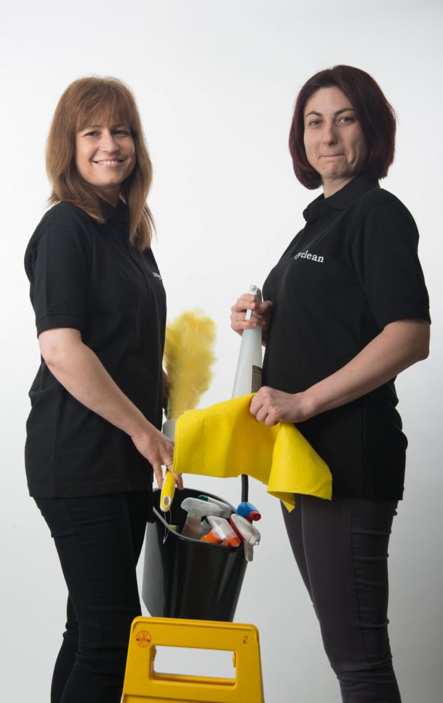 Trained Anyclean housekeepers at work in an Islington home