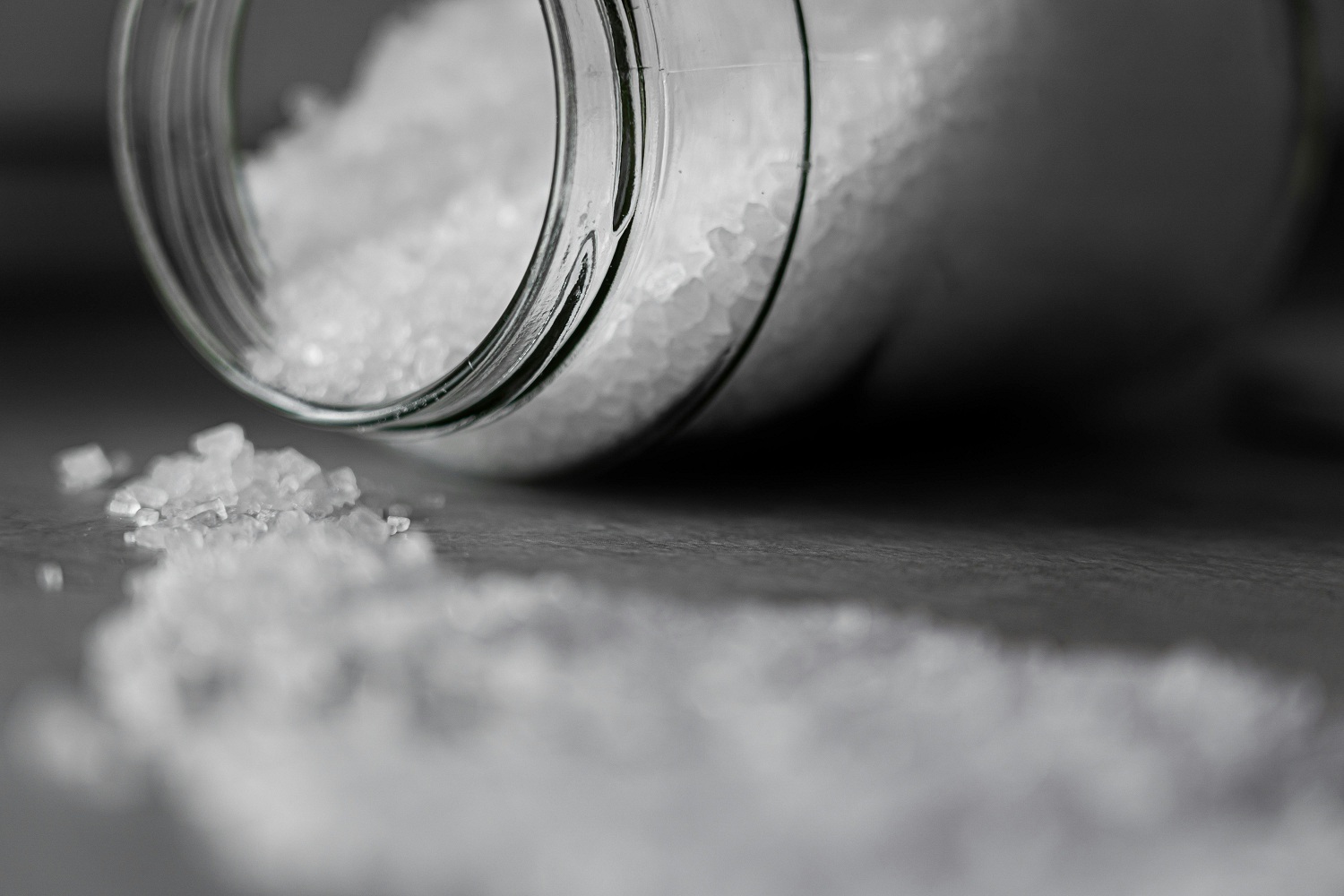 A jar of table salt